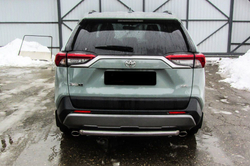 Защита заднего бампера (нержавейка) Toyota Rav-4 (2018-2023) d57