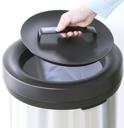 Ведро Brabantia Big Bin 60л матовая сталь сверху