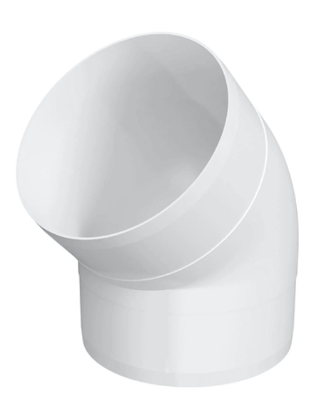 10ККП 45° ЭРА Колено круглое пластик 45° D100