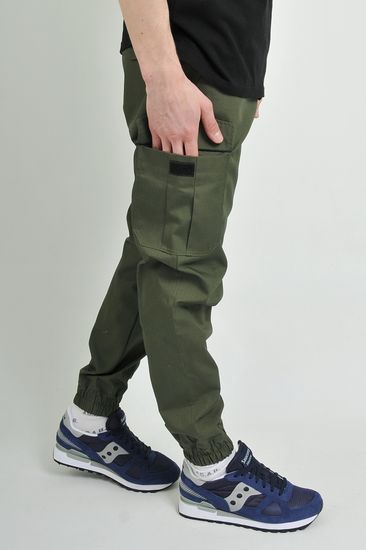 Брюки COOL PENGUIN Chino с карм. Olive/Black