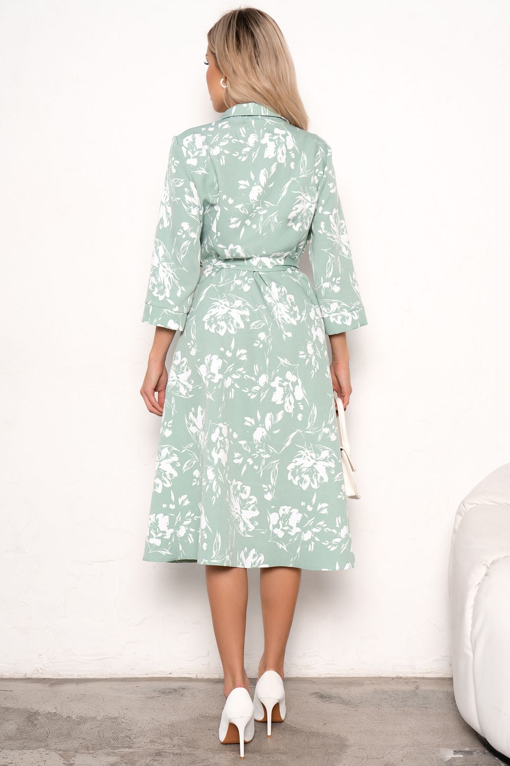 Платье Марта (мята/белый) Р11-1189/8 Nikol