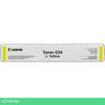 Тонер Canon 034 9451B001 желтый
