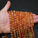 Авантюрин оранжевый 6мм 8мм 10мм