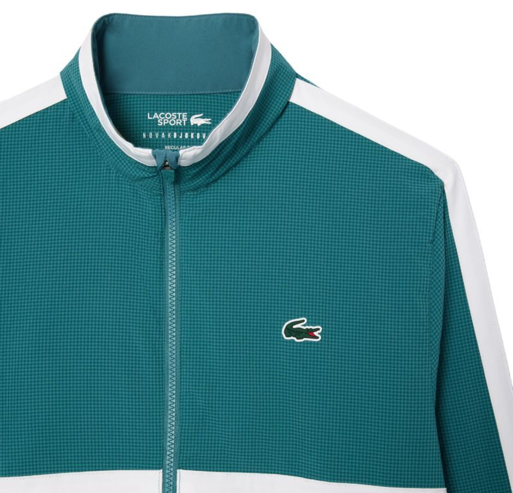 Мужской теннисный костюм Lacoste Sport x Novak Djokovic Sportsuit - hydro blue