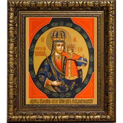 Трубчевская икона Божией Матери. Икона на холсте.