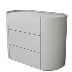 Комод Lagom 3 ящика ширина 100 см (серо-бежевый RAL 7044)
