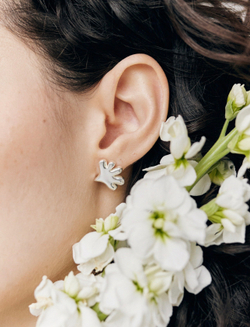 Серьги пусеты TAM цветок