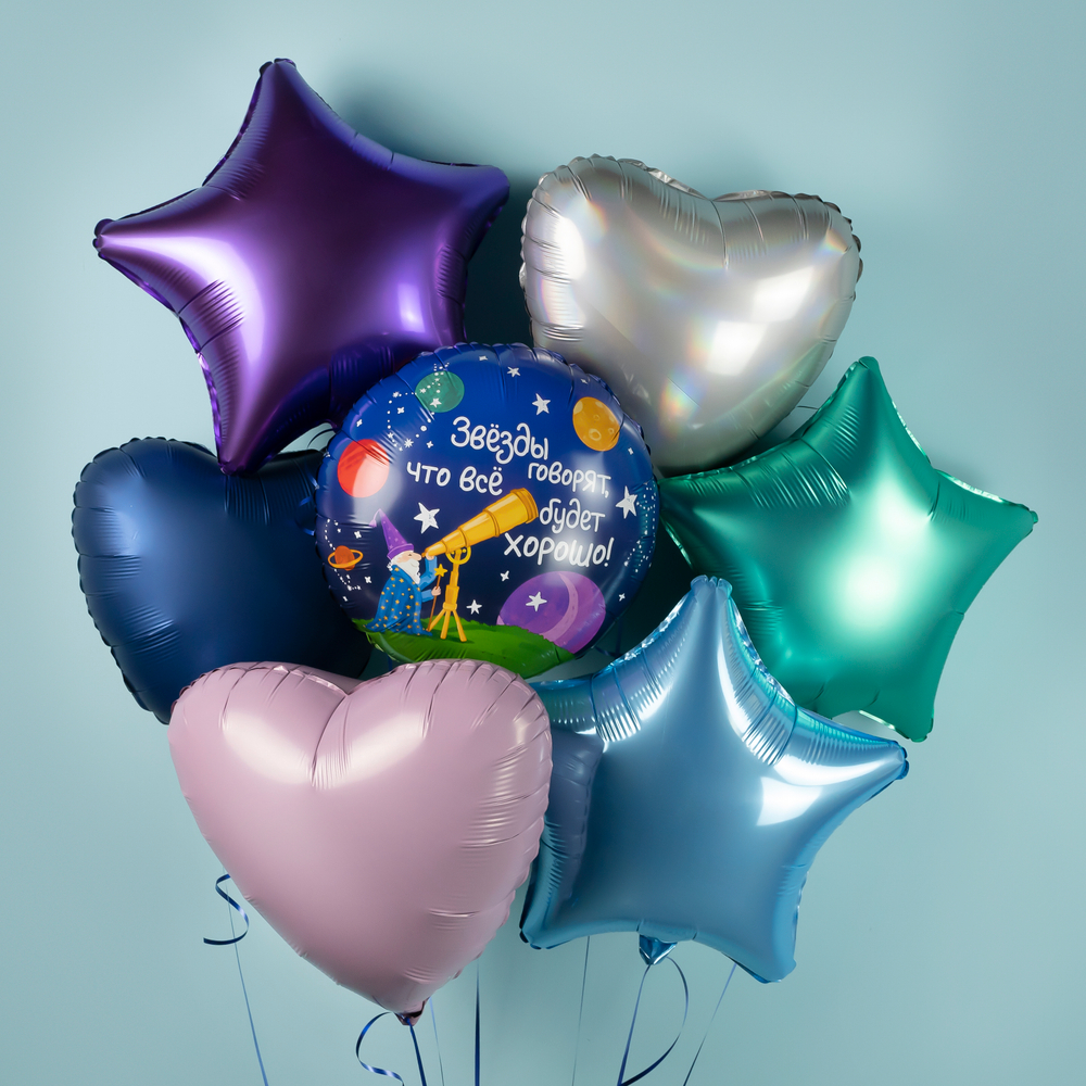 Звезда 19" Нежно-голубой Agura