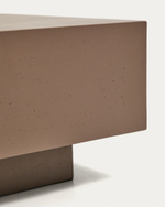 Уличный столик Rustella из коричневого бетона, 60 x 60 см