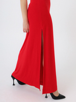 Платье-поло Вискоза, красное