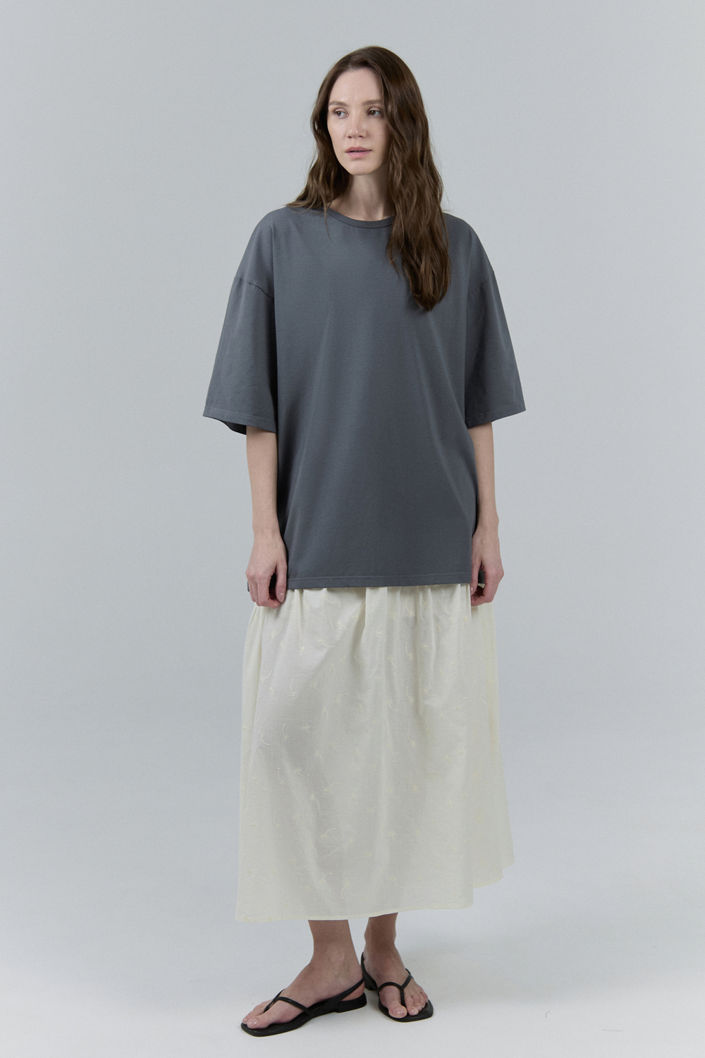 Футболка объемного кроя