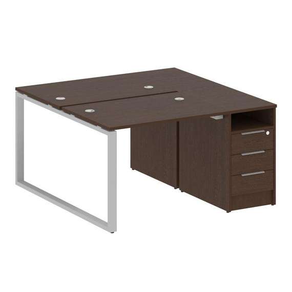 Метал Систем Рабочая станция с тумбой на О-образном м/к БО.РС-СТП-2.1