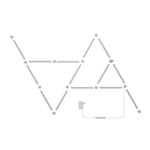 Умная светодиодная панель Nanoleaf Lines 60 Degrees Starter Kit (комплект — 15 шт.)