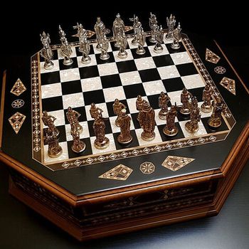 Шахматы подарочные "Империал" венге антик (2612.BLK)