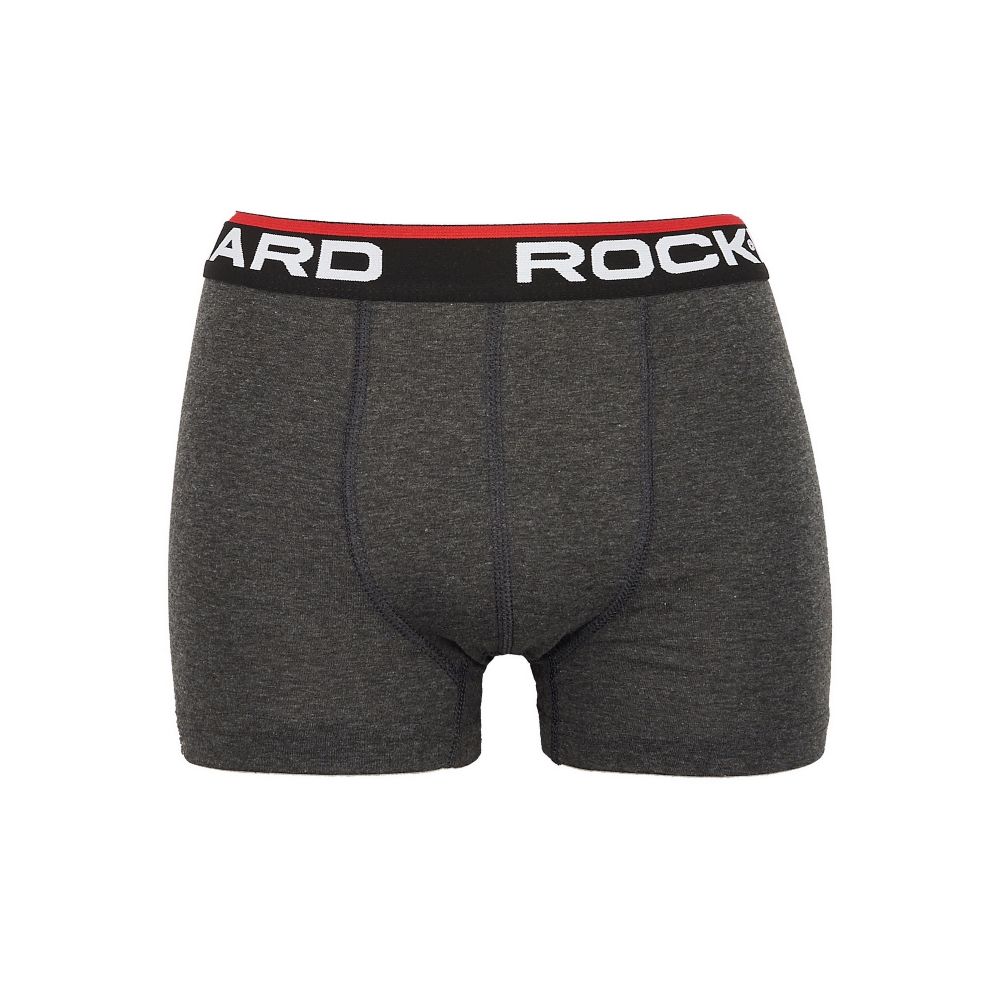 Мужские трусы боксеры темно-серые набор 3 в 1 Rockhard RH37004
