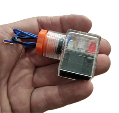 Plug4LED - Электроразъем с индикацией для реле давления HED8 (L24), 3P+PE, Z15L