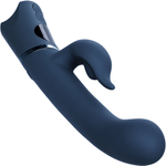 Синий вибратор-кролик Orgasmatron Digital G-Teaser - 22,2 см. (Цвет: синий)