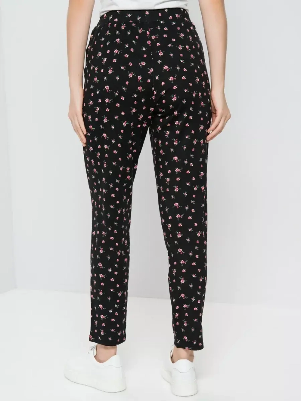 Брюки домашние широкие на резинке