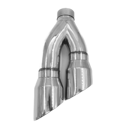 Насадка на глушитель AFM2-63-89R полированная большой скос