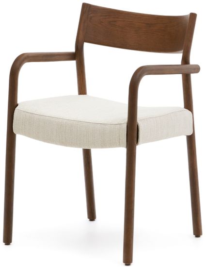 Стул Falconera со съемным чехлом из массива дуба с отделкой орех FSC Mix CreditСтул Falconera со съемным чехлом из массива дуба с черной отделкой FSC Mix Credit Испания La Forma