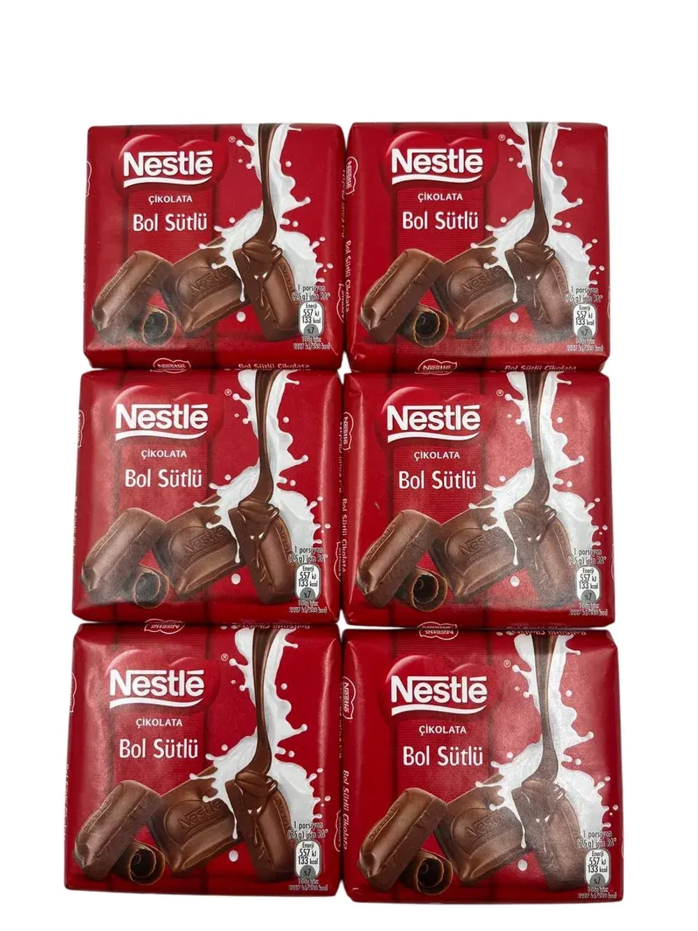 Молочный шоколад Nestle (6шт по 60гр)