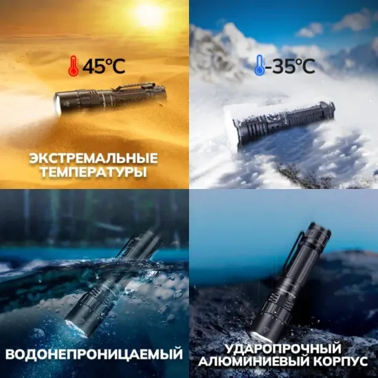 Фонарь Fenix Мод. PD40R V3.0 (3000лм - 500м)