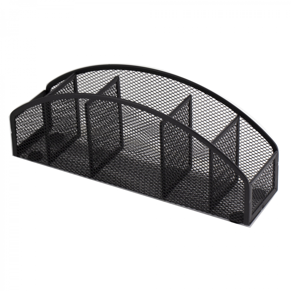 Подставка-органайзер д/канцтоваров, Alingar, металлическая, 10,5* 7,5*28 см, 5 отделений, черная