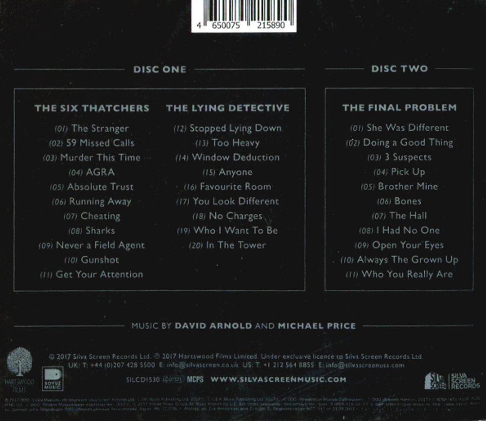 Soundtrack / David Arnold And Michael Price: Sherlock (RU)(2CD)