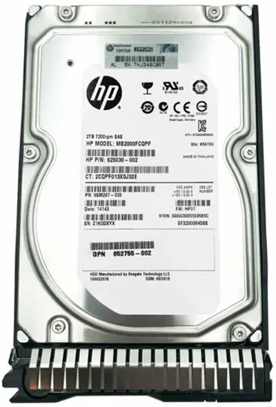 Жесткий диск HP 2TB 6G SAS 7.2K RPM LFF DP MIDLINE 575057-001