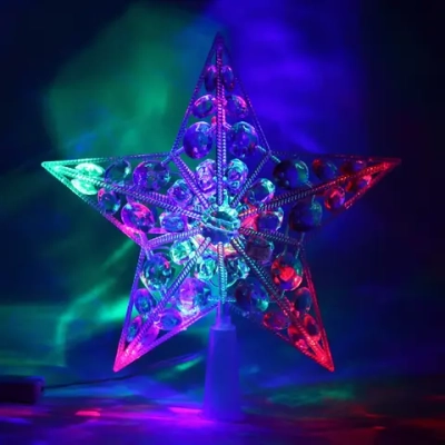 Фигура светодиодная ЗВЕЗДА ДЛЯ ЁЛКИ «Фантазия» 15 ламп LED, 21 см, RG/RB