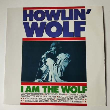 Винтажная виниловая пластинка LP Howlin Wolf I Am The Wolf (France 1988)