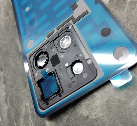 Poco X6 (23122PCD1G) - Задняя крышка (корпус) в сборе Стекло задней камеры + вспышки (ORIG-SP)