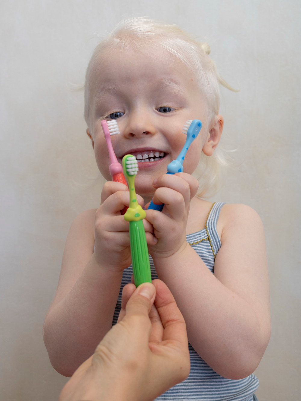 Набор детских зубных щеток, Bright clouds 3 шт