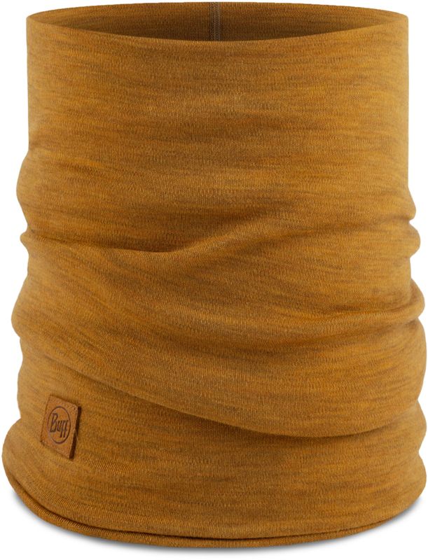 Теплый шерстяной шарф-труба Buff Wool heavyweight Solid Mustard Фото 1