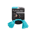 Playology жевательный канат DRI-TECH ROPE для собак мелких пород с ароматом арахиса, маленький, цвет голубой