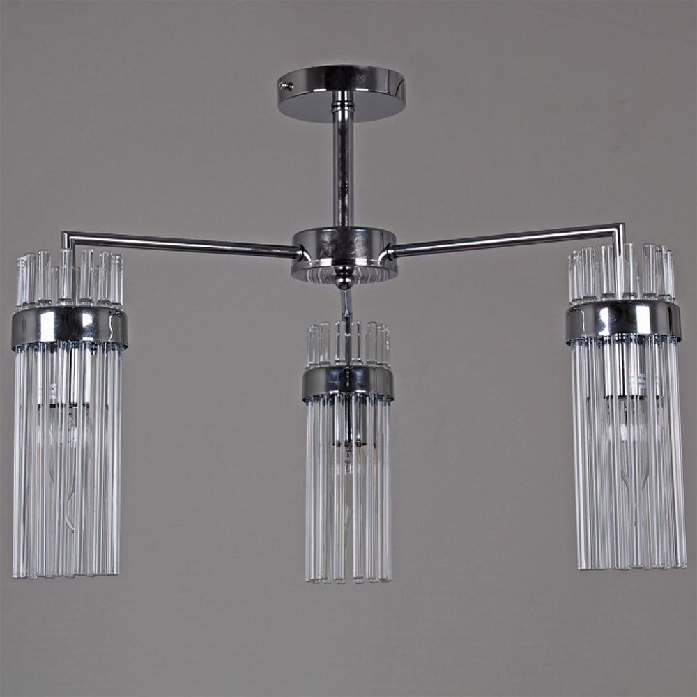 Люстра на штанге ILLUMICO GENOA IL0761-3CSQ-25 CR GENOA