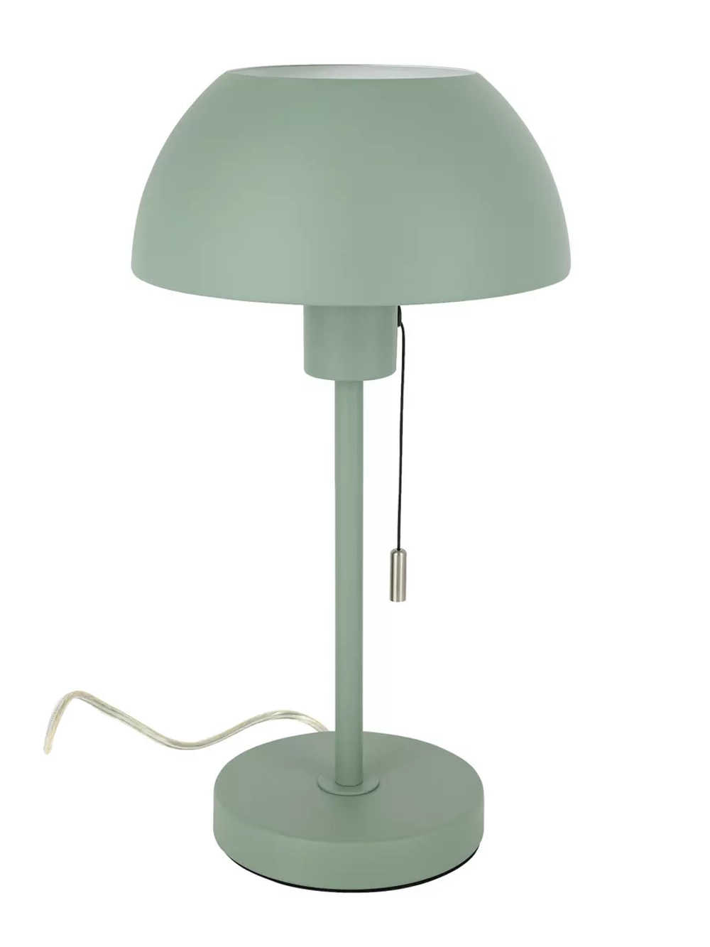 Торшер настольный с абажуром из металла