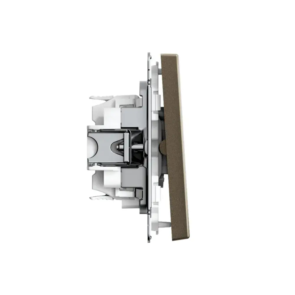 ARTGALLERY 2-клавишный ВЫКЛЮЧАТЕЛЬ ДЛЯ ЖАЛЮЗИ, 2х сх.4, 10А, механизм, быстрозажим. клем., МОККО