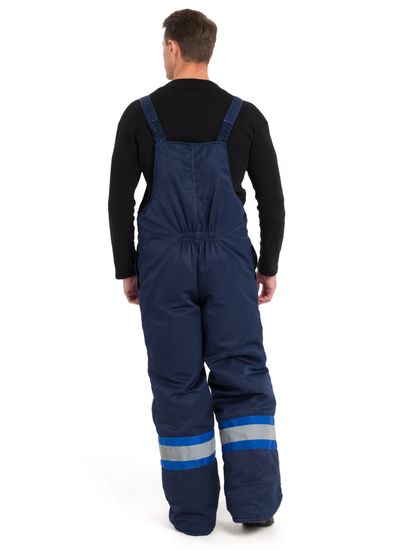 Костюм утеплённый "НОВА" куртка+п/к, цв. т.синий/васильковый