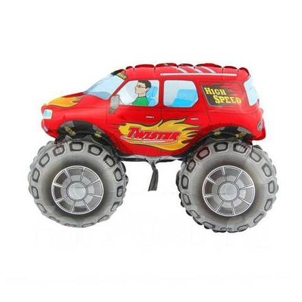 Шар (38""/97 см) Фигура, Бигфут, Красный, 1 шт. Д132