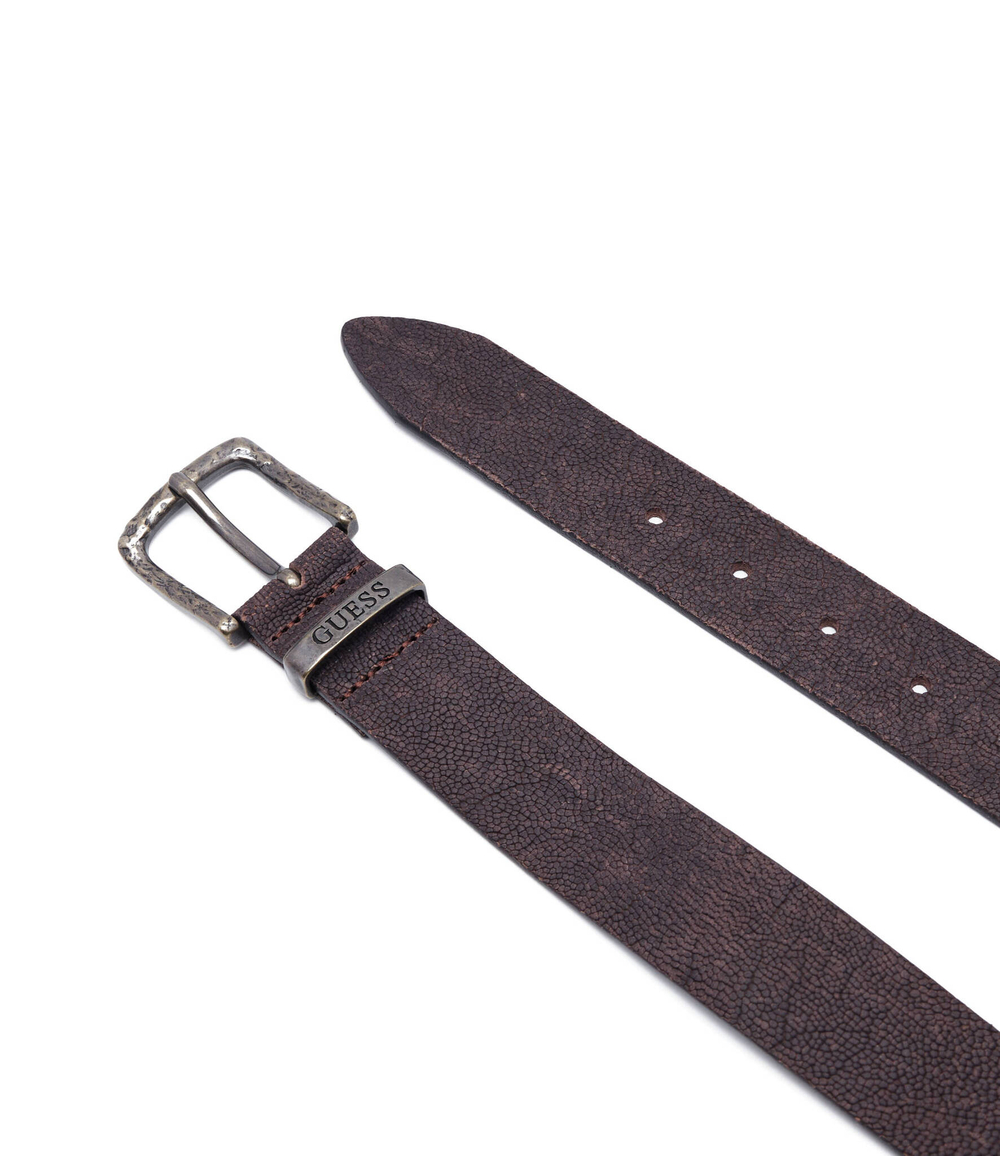 кожаный ремень GUESS - коричневый(M2GZ12 L0QH0)