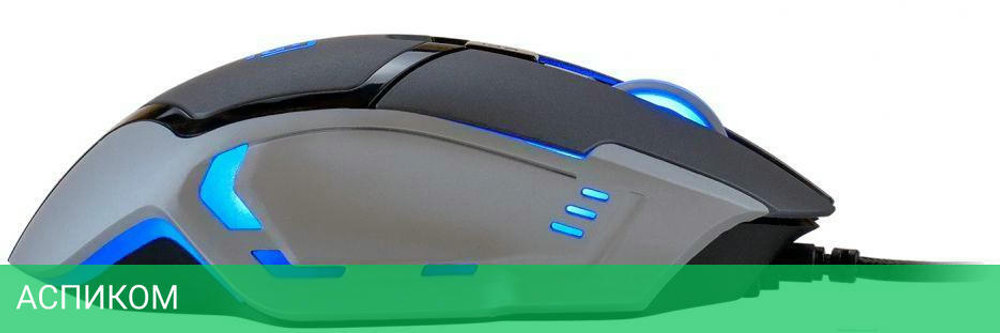 Мышь Oklick 915G Hellwish V2 черный/серый (1003993)