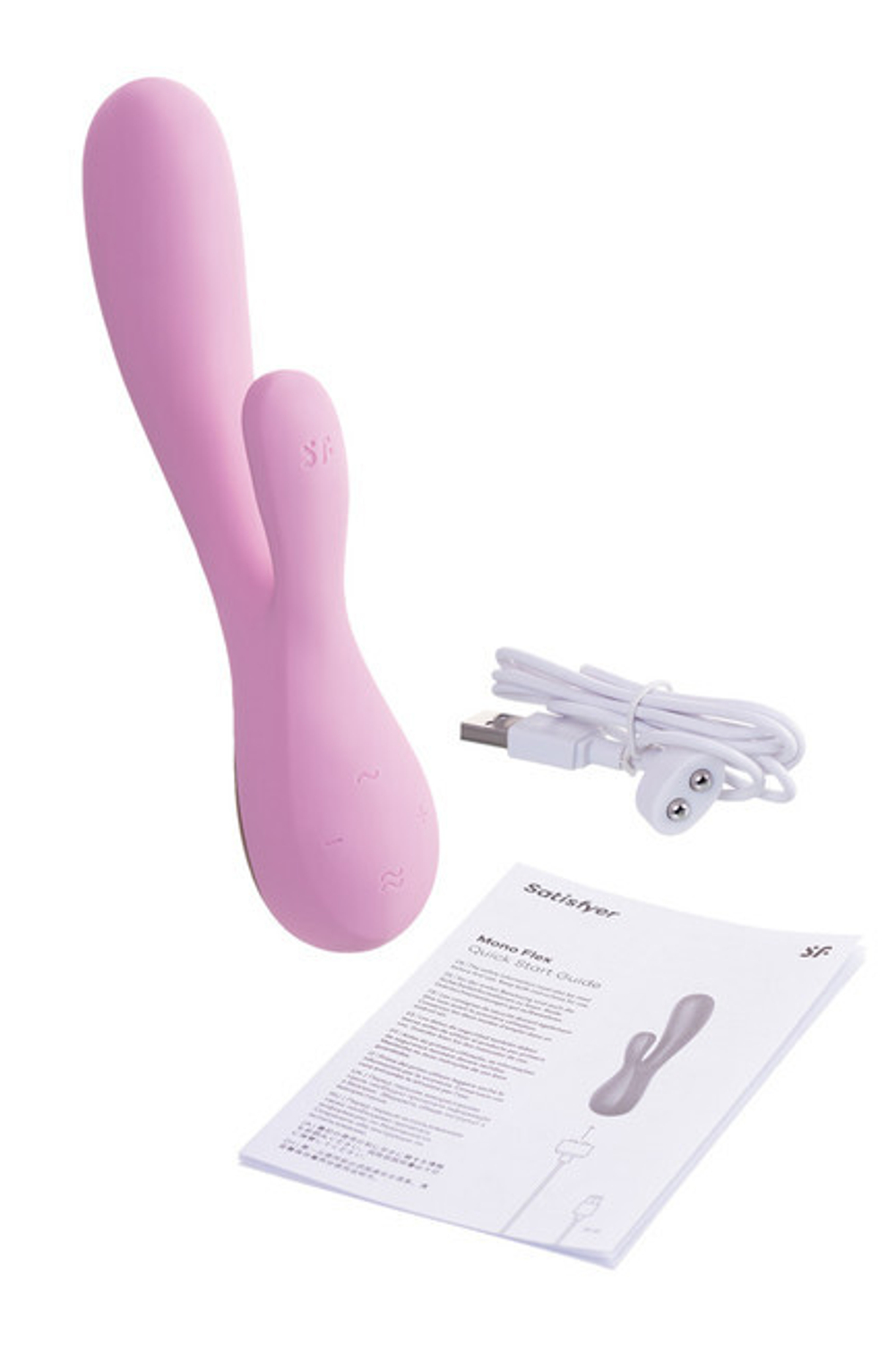 Нереалистичный вибратор Satisfyer Mono Flex, розовый (Цвет: розовый)