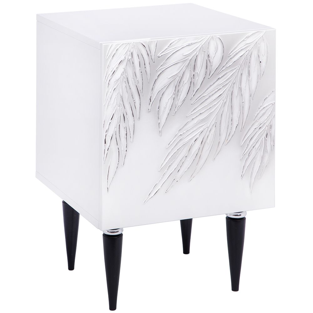 Тумба прикроватная Тропик Классика Айс Найт Сильвер правая