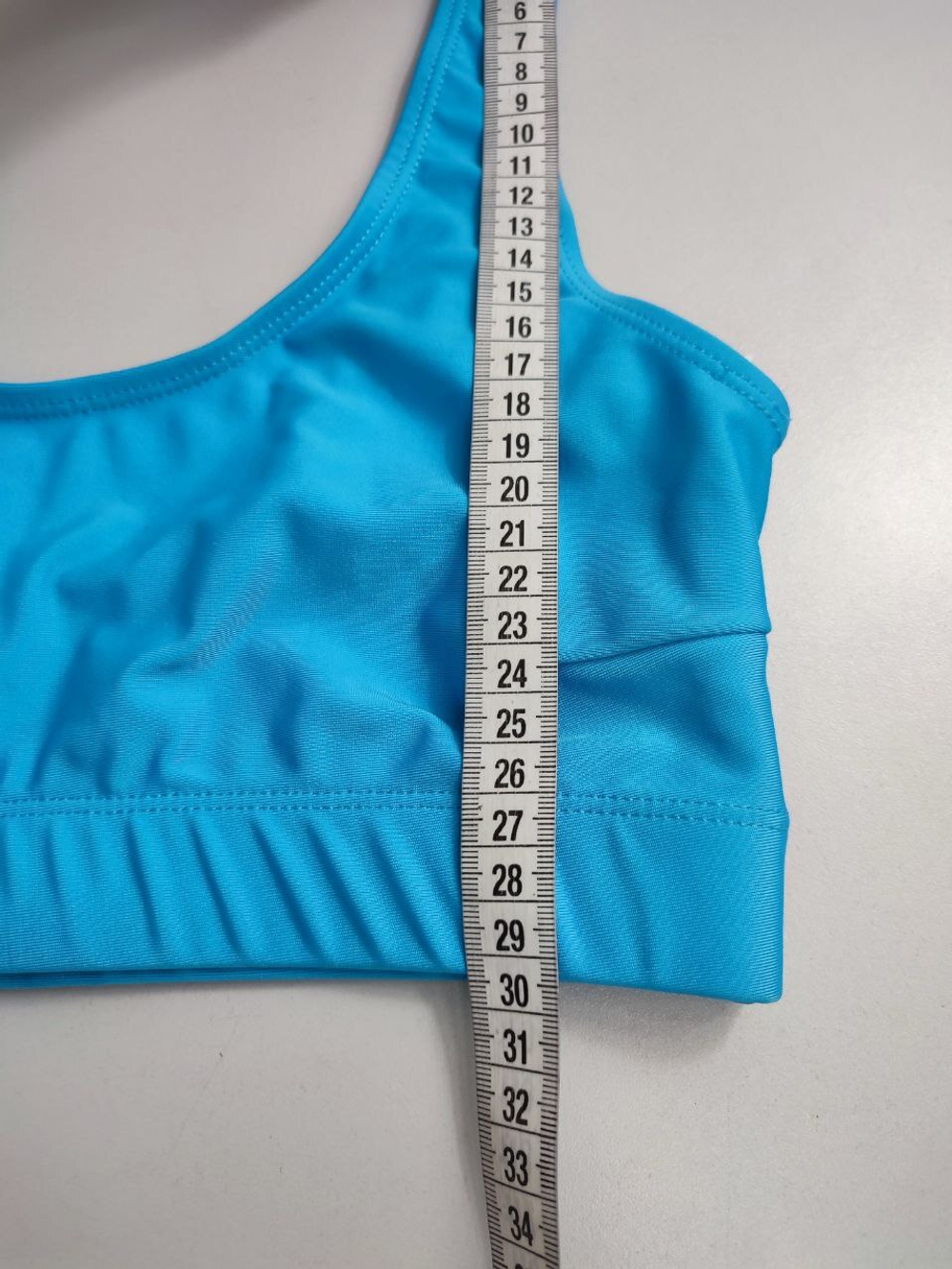 Топ голубой спортивный 40 размер