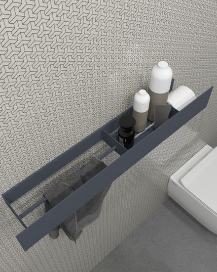 Полка Varius L (графит)