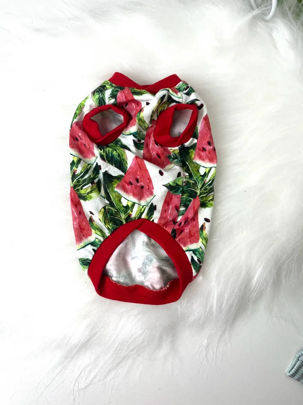 Трикотажная футболка для собак и кошек с рукавом