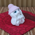 Молд силиконовый 3D "Милый зайка в шапочке" №1716