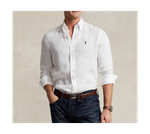 Легкая льняная рубашка Polo Ralph Lauren