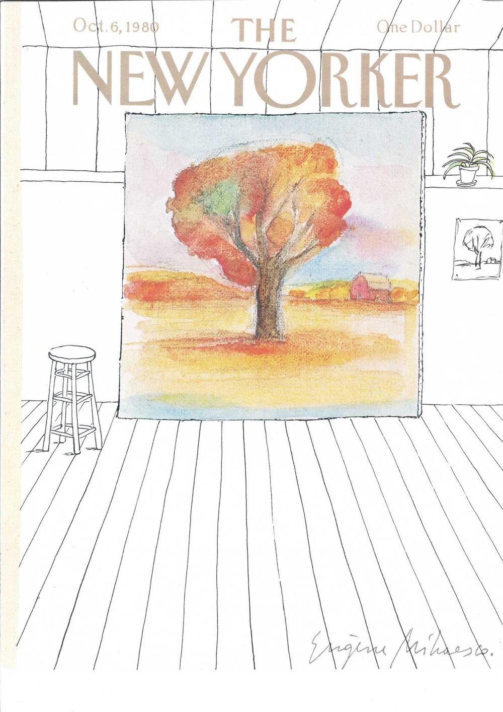 Журнал The New Yorker 06-10-1980, обложка
